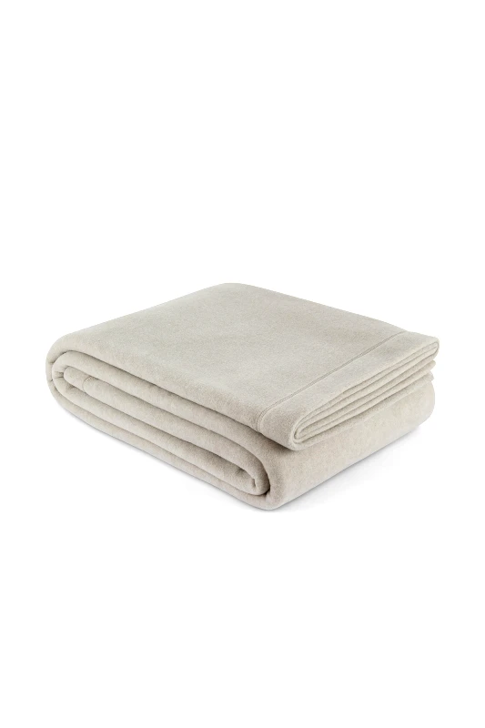 COINCASA Coincasa κουβέρτα διπλή fleece μονόχρωμη 250 x 220 cm - 007217951 Μπεζ