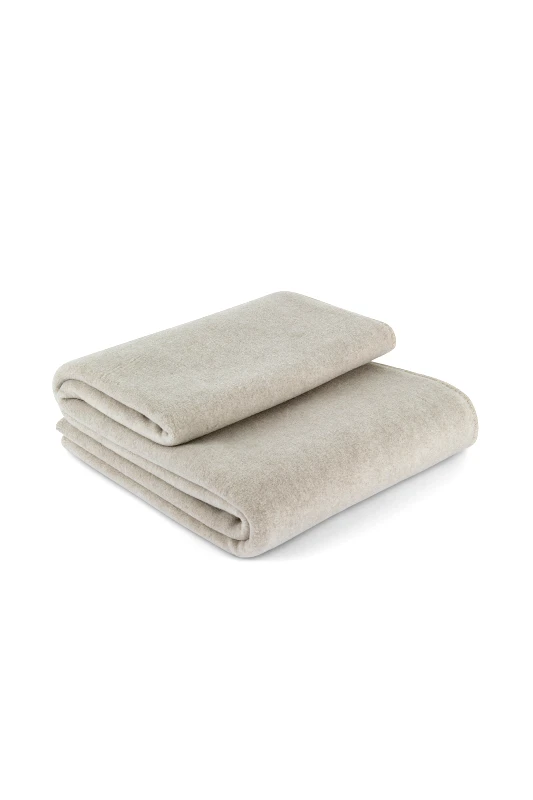 COINCASA Coincasa κουβέρτα μονή fleece μονόχρωμη 170 x 130 cm - 007217964 Μπεζ