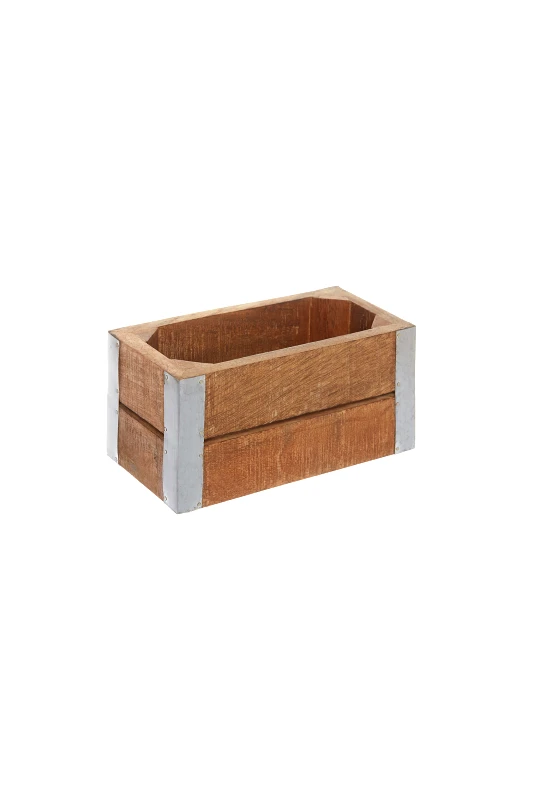 COINCASA Coincasa διακοσμητικό ξύλινο κουτί 20 x 10 x 10 cm - 006569797 Λευκό