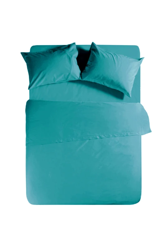 NEF-NEF HOMEWARE NEF-NEF σεντόνι ημίδιπλο με λάστιχο "Basic" 120 x 200 + 30 cm   - 016797 Πετρόλ