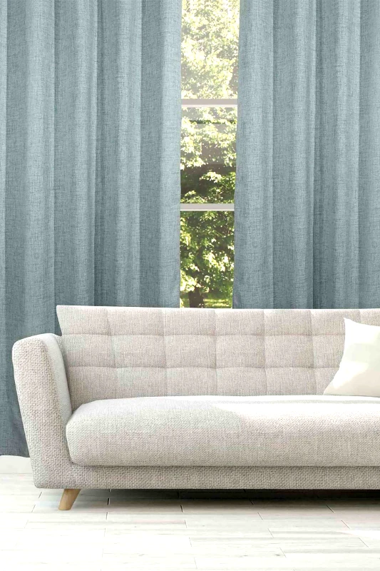 DAS HOME Das Home κουρτίνα μονόχρωμη με κρίκους "2226" 140 x 270 cm - 420142702235 Πράσινο Μέντας