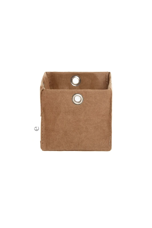 COINCASA Coincasa καλάθι Essential® από ανακυκλωμένο υλικό 11x11 cm - 007084289 Καφέ