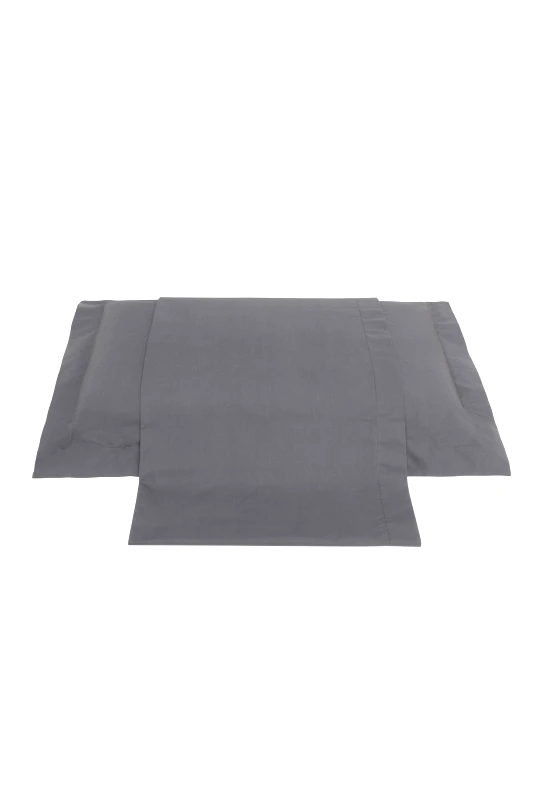 COINCASA Coincasa σεντόνι υπέρδιπλο μονόχρωμο "Zefiro" 200 x 280 cm - 007080654 Ανθρακί
