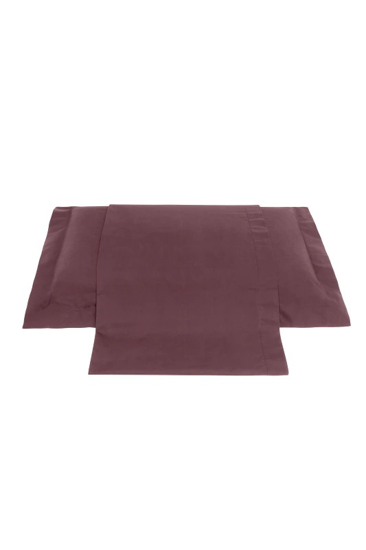 COINCASA Coincasa σεντόνι υπέρδιπλο μονόχρωμο "Zefiro" 240 x 280 cm - 007080649 Μοβ Σκούρο