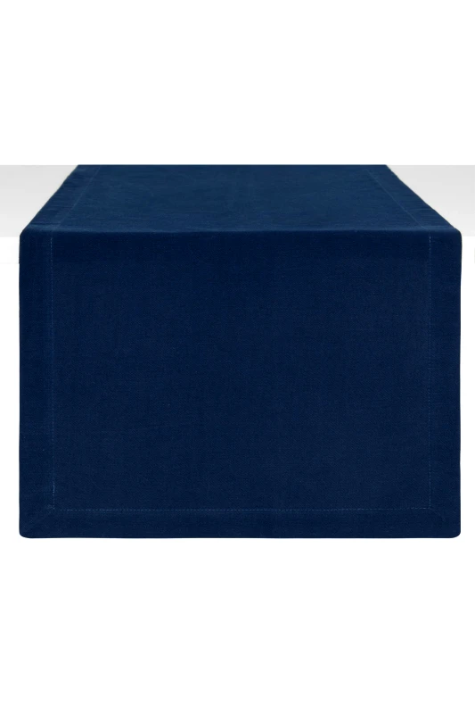 COINCASA Coincasa ράνερ λινό μονόχρωμο 140 x 40 cm - 007152396 Μπλε Σκούρο