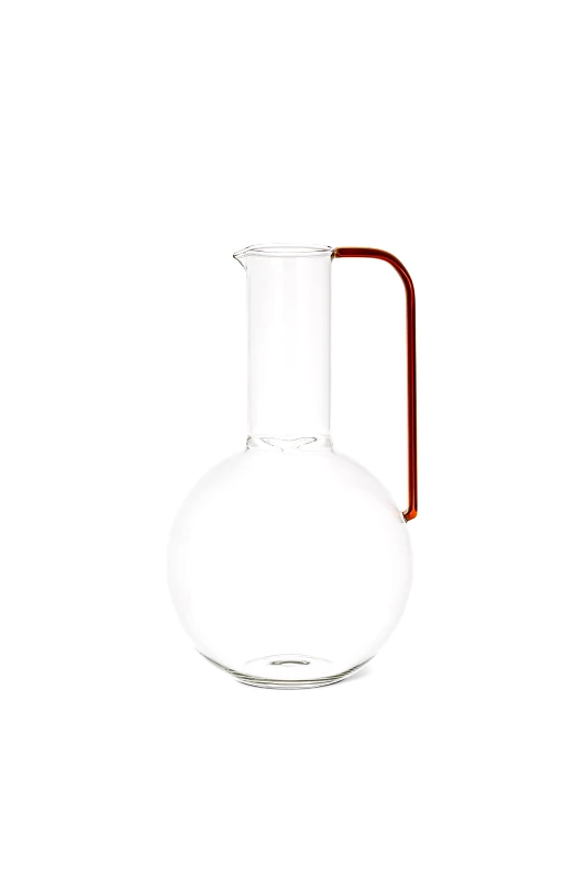 COINCASA Coincasa γυάλινη κανάτα με λαβή 24 x 14 cm - 007240100 Διάφανο