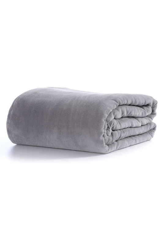 NEF-NEF HOMEWARE NEF-NEF κουβέρτα fleece υπέρδιπλη "Cosy" 220 x 240 cm - 031660 Γκρι