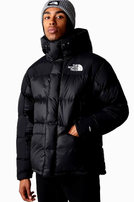 THE NORTH FACE The North Face ανδρικό παρκά μονόχρωμο με σταθερή κουκούλα και κεντημένο λογότυπο "Himalayan" - NF0A4QYXJK31 Μαύρο