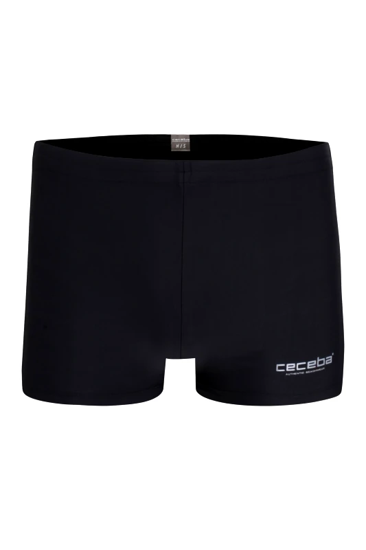 CECEBA Ceceba ανδρικό ελαστικό μαγιό με logoprint - 80024-1206-45ΧL Μαύρο