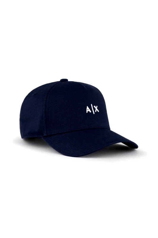ARMANI EXCHANGE Armani Exchange ανδρικό καπέλο με κεντημένο logo - 954112CC571 Μπλε Σκούρο