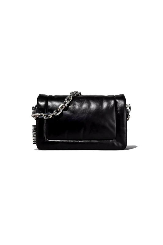 MARC JACOBS Marc Jacobs γυναικεία δερμάτινη τσάντα ώμου "The Small Shoulder Bag" - 2S3HSH002H03 Μαύρο