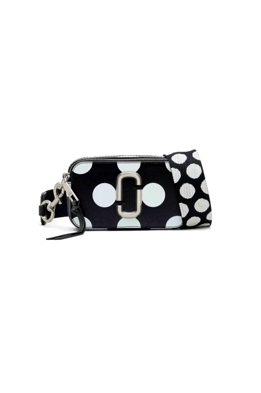 MARC JACOBS Marc Jacobs γυναικεία τσάντα crossbody με πουά print "The Spots Snapshot" - 2F3HCR069H01 Μαύρο