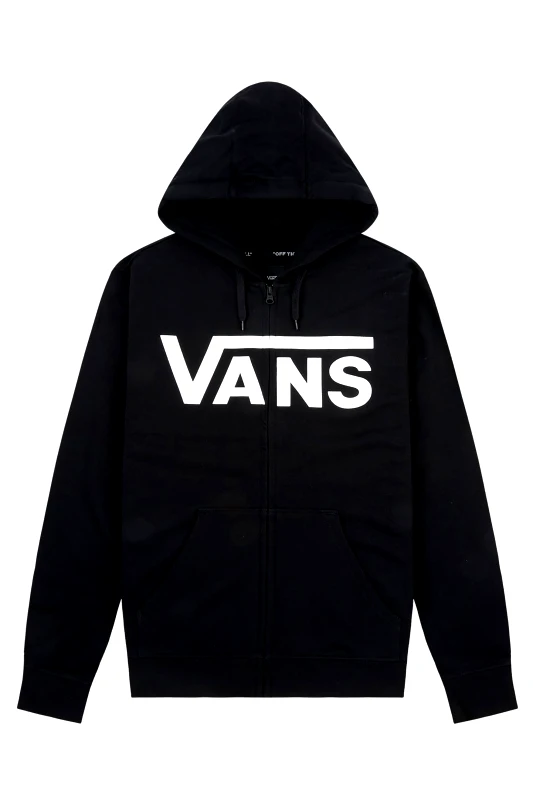 VANS Vans ανδρική ζακέτα με μεγάλο logo print - VN0A456CY281 Μαύρο