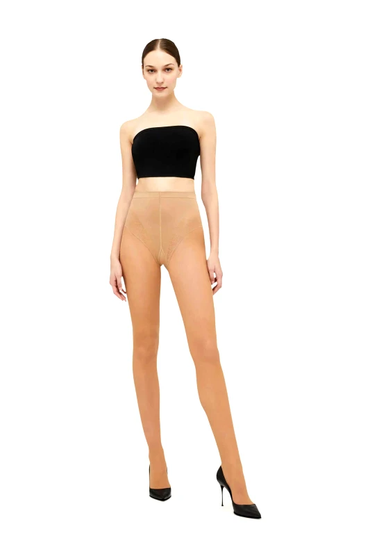 WOLFORD Wolford γυναικείο καλσόν μονόχρωμο - 18517 Μπεζ