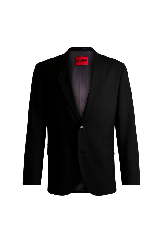 HUGO Hugo Boss ανδρικό σακάκι μονόχρωμο - 50530143 Μαύρο