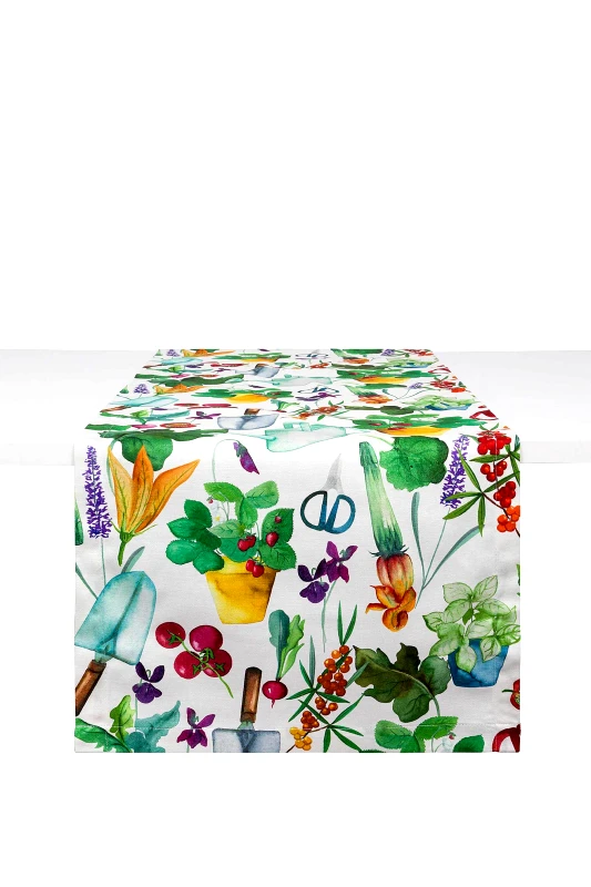 COINCASA Coincasa ράνερ τραπεζαρίας με all-over vegetal print 150 x 45 cm - 007409121 Πολύχρωμο