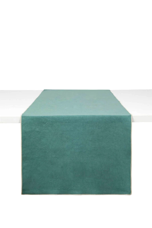 COINCASA Coincasa ράνερ τραπεζαρίας μονόχρωμο 140 x 40 cm - 007409702 Πετρόλ
