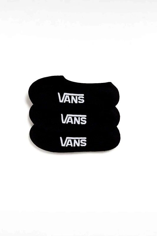 VANS Vans unisex κάλτσες σετ 3 ζεύγη Νo-show - VN000F10BLK1 Μαύρο