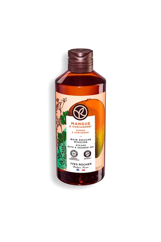 YVES ROCHER Yves Rocher Mango & Coriander Escape Bath & Shower Gel 400 ml - 46666