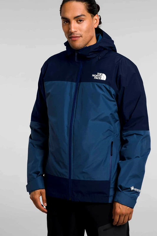 THE NORTH FACE The North Face ανδρικό μπουφάν αδιάβροχο με κουκούλα και λογότυπο "3-in-1 Gore-Tex®" - NF0A84FC4WL1 Μπλε