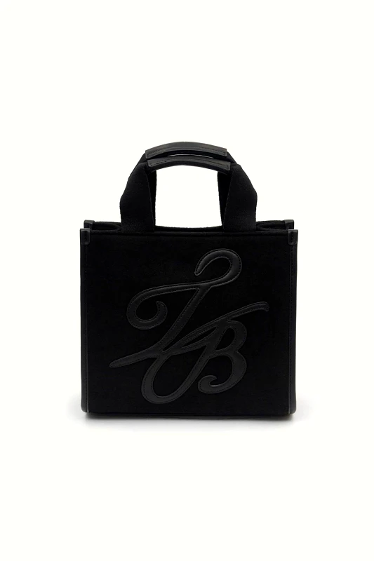 TED BAKER Ted Baker γυναικεία τσάντα χειρός με ανάγλυφο λογότυπο ''Raylea Tb Medium'' - 277743 Μαύρο