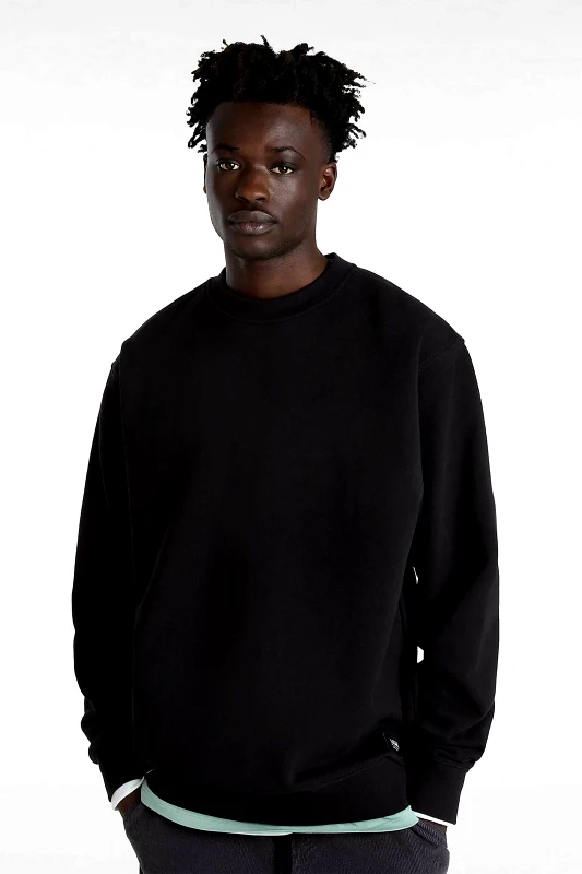VANS Vans ανδρική μπλούζα φούτερ μονόχρωμη Loose Fit ''Original Standards'' - VN000GE9BLK1 Μαύρο