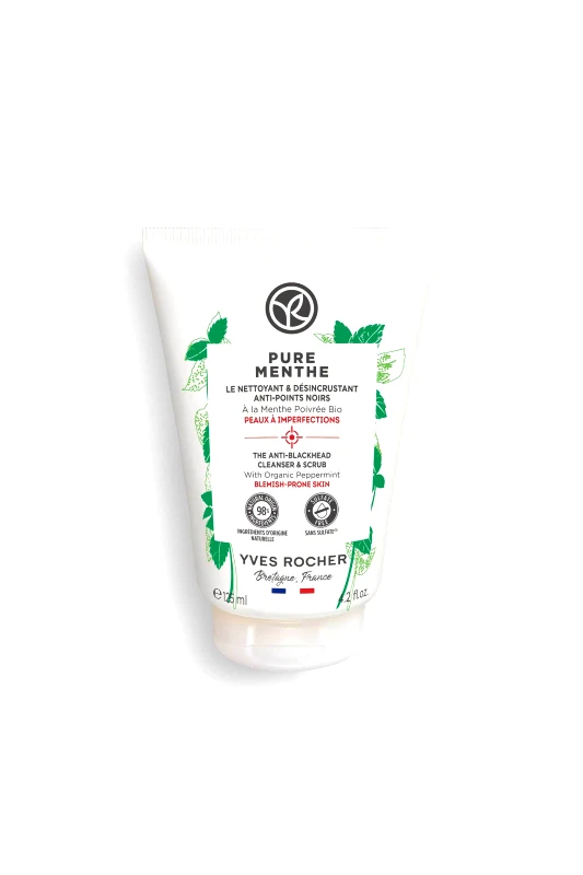 YVES ROCHER Yves Rocher The 3 in 1 Cleanser, Scrub & Blackheads - Pure Menthe 125 ml - 44983