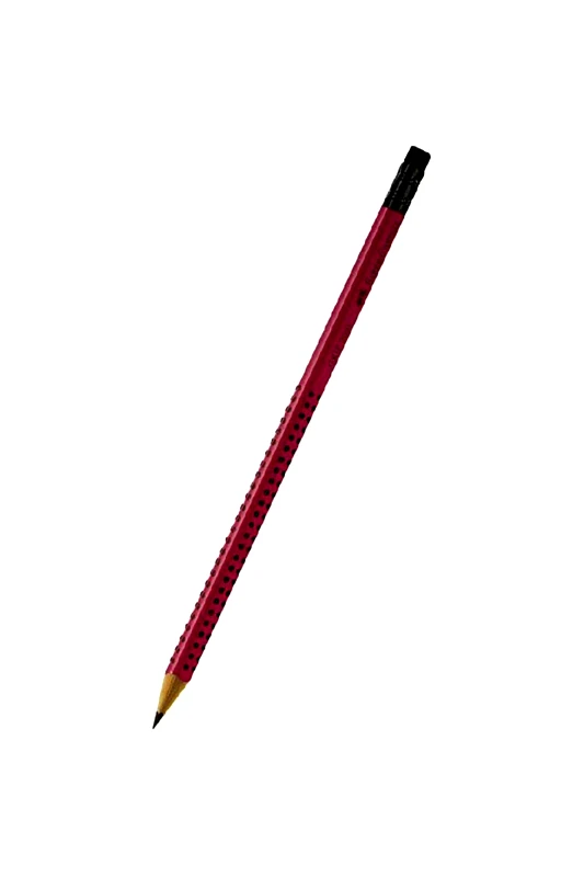 FABER-CASTELL Faber-Castell Μολύβι Grip Με Γόμα Κόκκινο - 077100-146-503