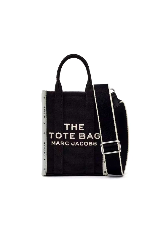MARC JACOBS Marc Jacobs γυναικείο mini bag με λογότυπο "The Jacquard Mini Tote Bag" - 2R3HCR027H01 Μαύρο