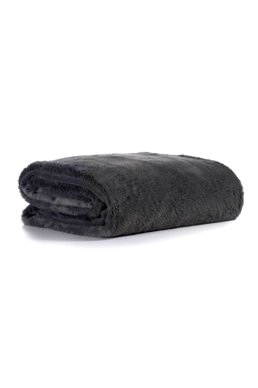 NEF-NEF HOMEWARE NEF-NEF κουβέρτα μονόχρωμη υπέρδιπλη "Warmer" 240 x 220 cm - 031658 Γκρι