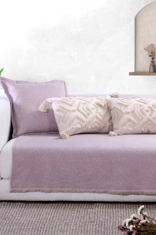 NEF-NEF HOMEWARE NEF-NEF ριχτάρι διθέσιου καναπέ "Aronia" 170 x 250 cm - 035766 Λιλά