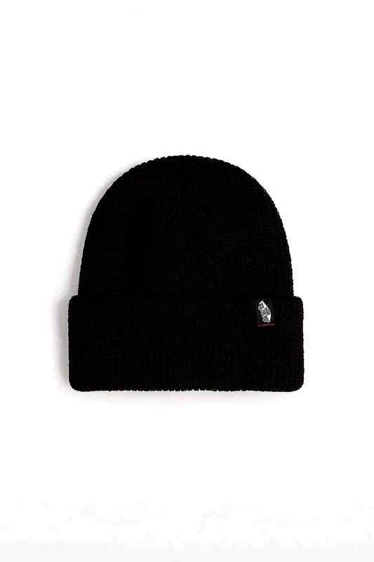 VANS Vans ανδρικός σκούφος μονόχρωμος ''Original Shallow Cuff Beanie'' - VN000HSQBLK1 Μαύρο