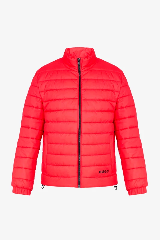 HUGO Hugo Boss ανδρικό μπουφάν με καπιτονέ σχέδιο Slim Fit ''Brenti'' - 50517753 Κόκκινο