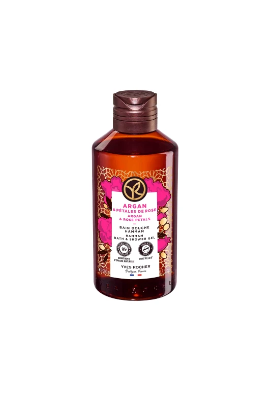 YVES ROCHER Yves Rocher Argan & Rose Petals Hammam Bath & Shower Gel 200 ml - 99220