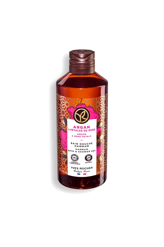 YVES ROCHER Yves Rocher Argan & Rose Petals Hammam Bath & Shower Gel 400 ml - 48256