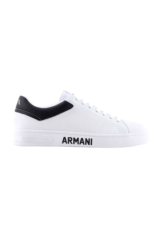 Armani Exchange ανδρικά sneakers με contrast λεπτομέρεια και λογότυπο - XUX216XV854 Λευκό φωτογραφία