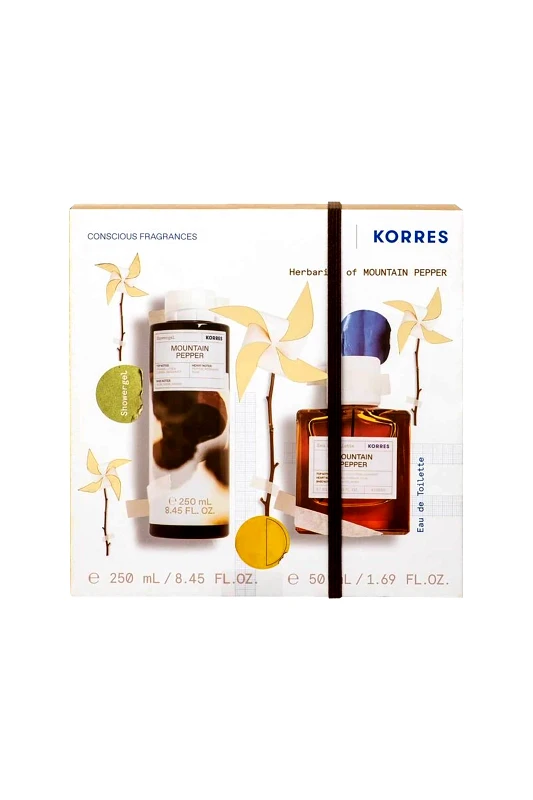 KORRES Korres Herbarium of Mountain Pepper Αφρόλουτρο 250 ml + Mountain Pepper Eau de Toilette Ανδρικό Άρωμα 50 ml - 21012709