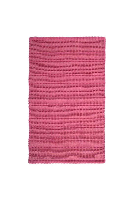 NEF-NEF HOMEWARE NEF-NEF χαλάκι μπάνιου απορροφητικό μονόχρωμο "Delight" 50 x 80 cm - 034260 Ροζ