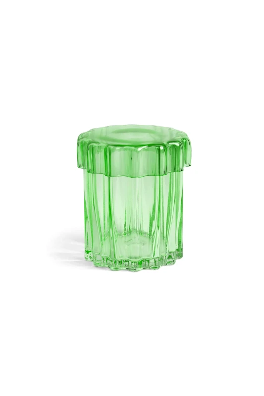 &K AMSTERDAM &K Amsterdam βάζο με καπάκι "Astral Green" 15 x Ø 14 cm - 1518-04