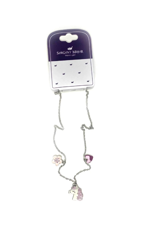 DPAM DPAM παιδικό κολιέ "Unicorn Pendant" - 354993 Ασημί