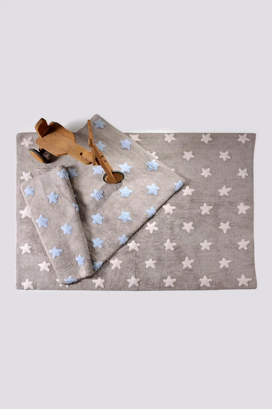 DOWN TOWN HOME DOWN TOWN Home παιδικό πατάκι με star print 100 x 140 cm - 60-0238