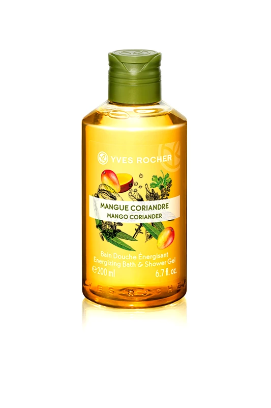 YVES ROCHER Yves Rocher Energizing Bath and Shower Gel Mango Coriander 200 ml - 35583