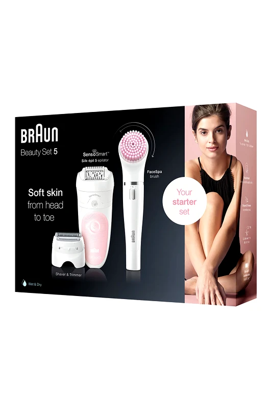 BRAUN Braun Αποτριχωτική Μηχανή Silk-Epil Sensosmart 5-885BS - SES5-885BS