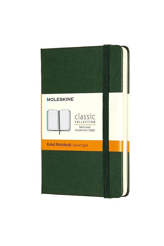 MOLESKINE Moleskine σημειωματάριο "Ruled Notebook Pocket Size Myrtle Green" - MM710K15