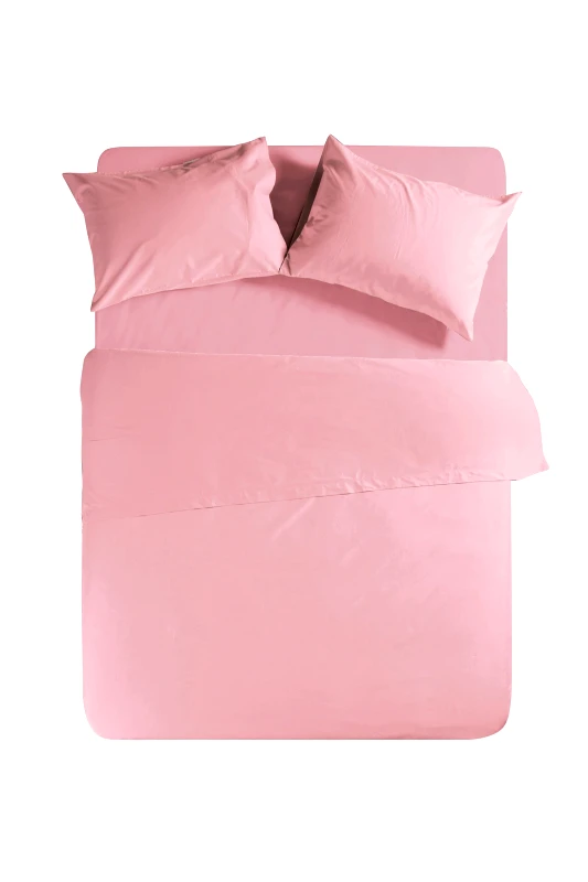 NEF-NEF HOMEWARE NEF-NEF σεντόνι ημίδιπλο με λάστιχο "Basic" 120 x 200 + 30 cm   - 016797 Ροζ