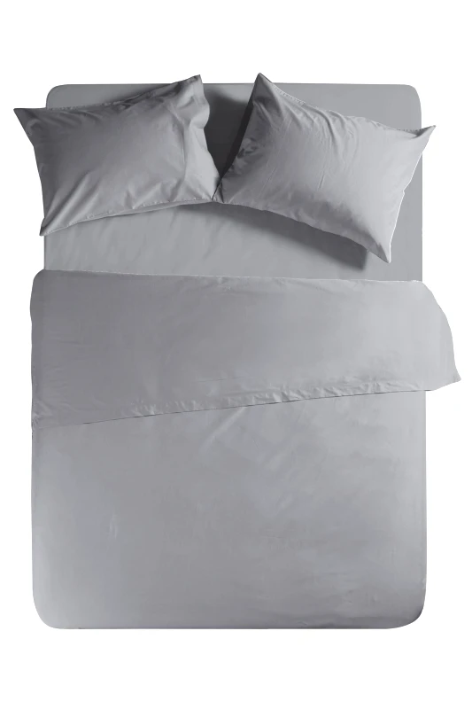 NEF-NEF HOMEWARE NEF-NEF σεντόνι king size με λάστιχο "Basic" 180 x 200 + 35 cm - 024424 Γκρι