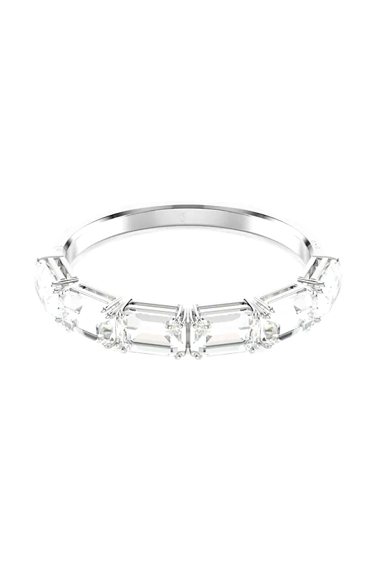 SWAROVSKI Swarovski γυναικείο βραχιόλι, οκτάγωνο κόψιμο, λευκό, ρόδιο "Millenia" (M) - 5696322