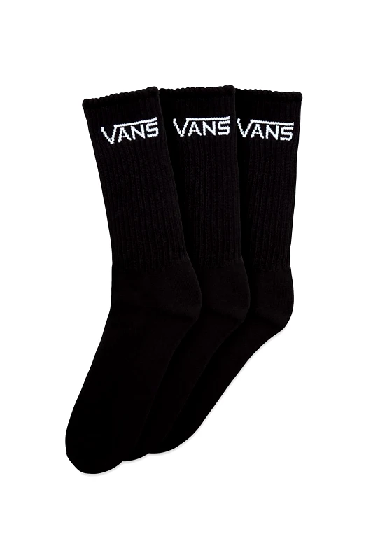 VANS Vans ανδρικές κάλτσες Classic Crew σετ 3 ζεύγη - VN000XRZBLK1 Μαύρο
