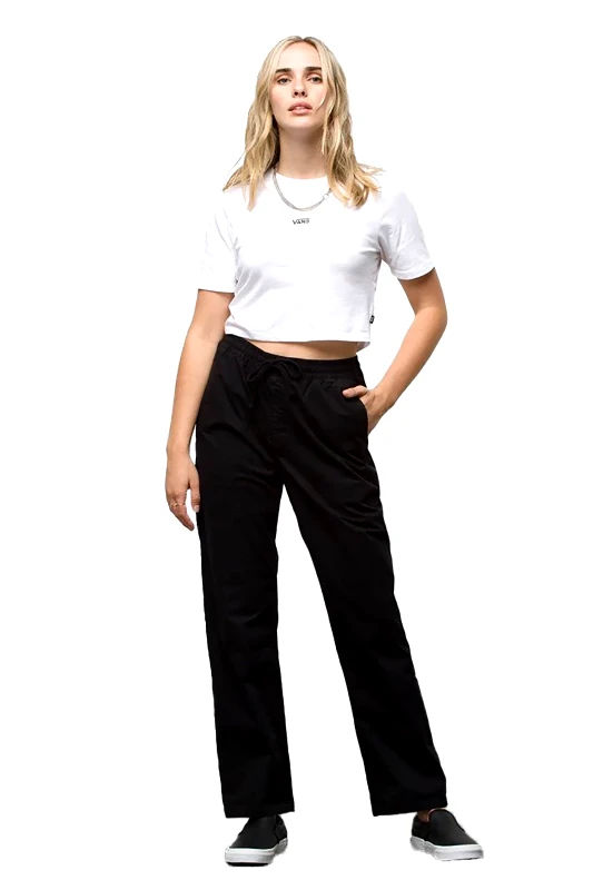 VANS Vans unisex chino παντελόνι μονόχρωμο με λάστιχο στη μέση "Range Relaxed" - VN0A5FJJBLK1 Μαύρο