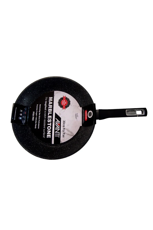 COOK SHOP Cook-Shop τηγάνι αντικολλητικό μαύρο "Marblestone" 30 cm - 30003967